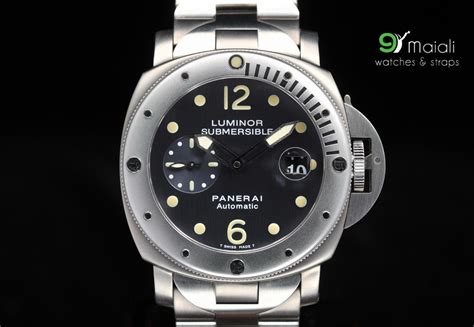 panerai submersible titanium steel pam 106|FS: Panerai Luminor Marina Submersible Titanium PAM 106.